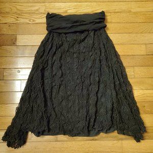 Women's Black Lace stretchy Fun Skirt